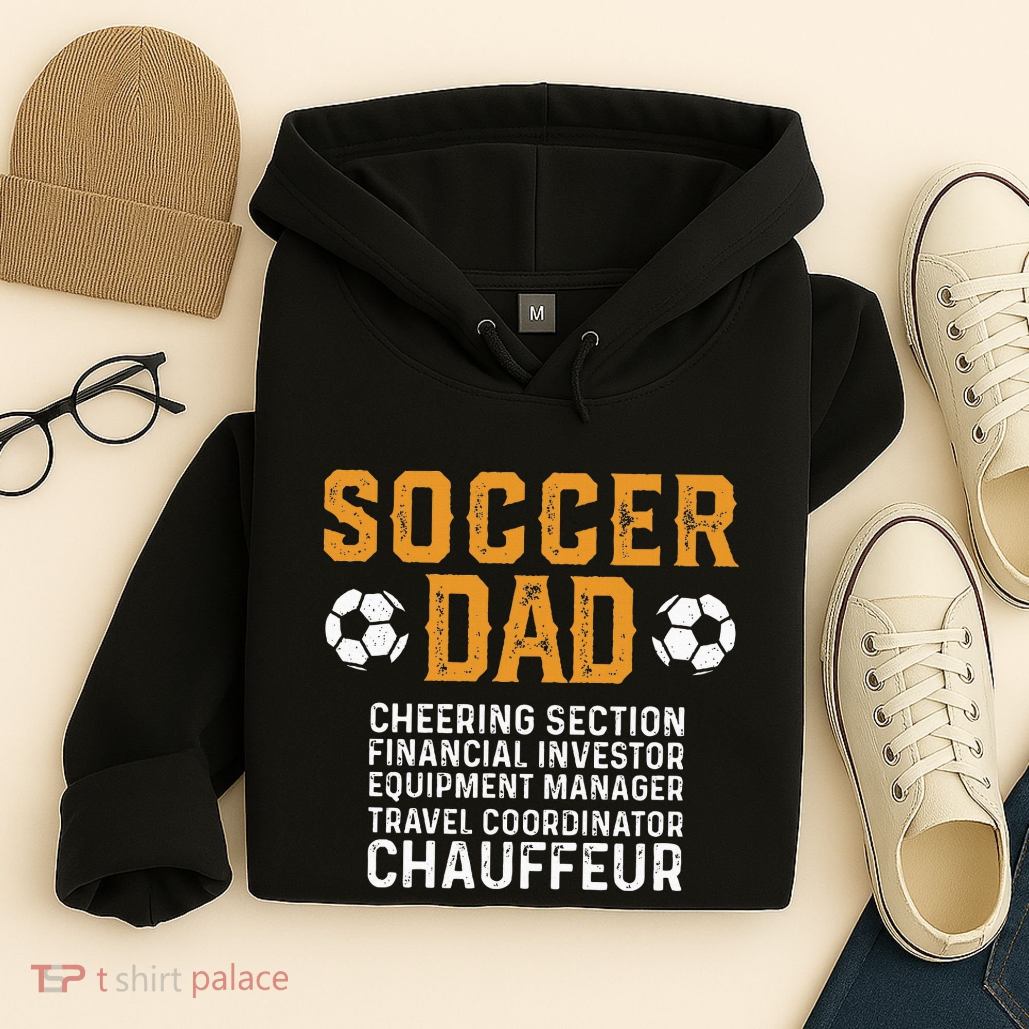 Soccer Dad Cheering Section Financial Investor Equipment Hoodie