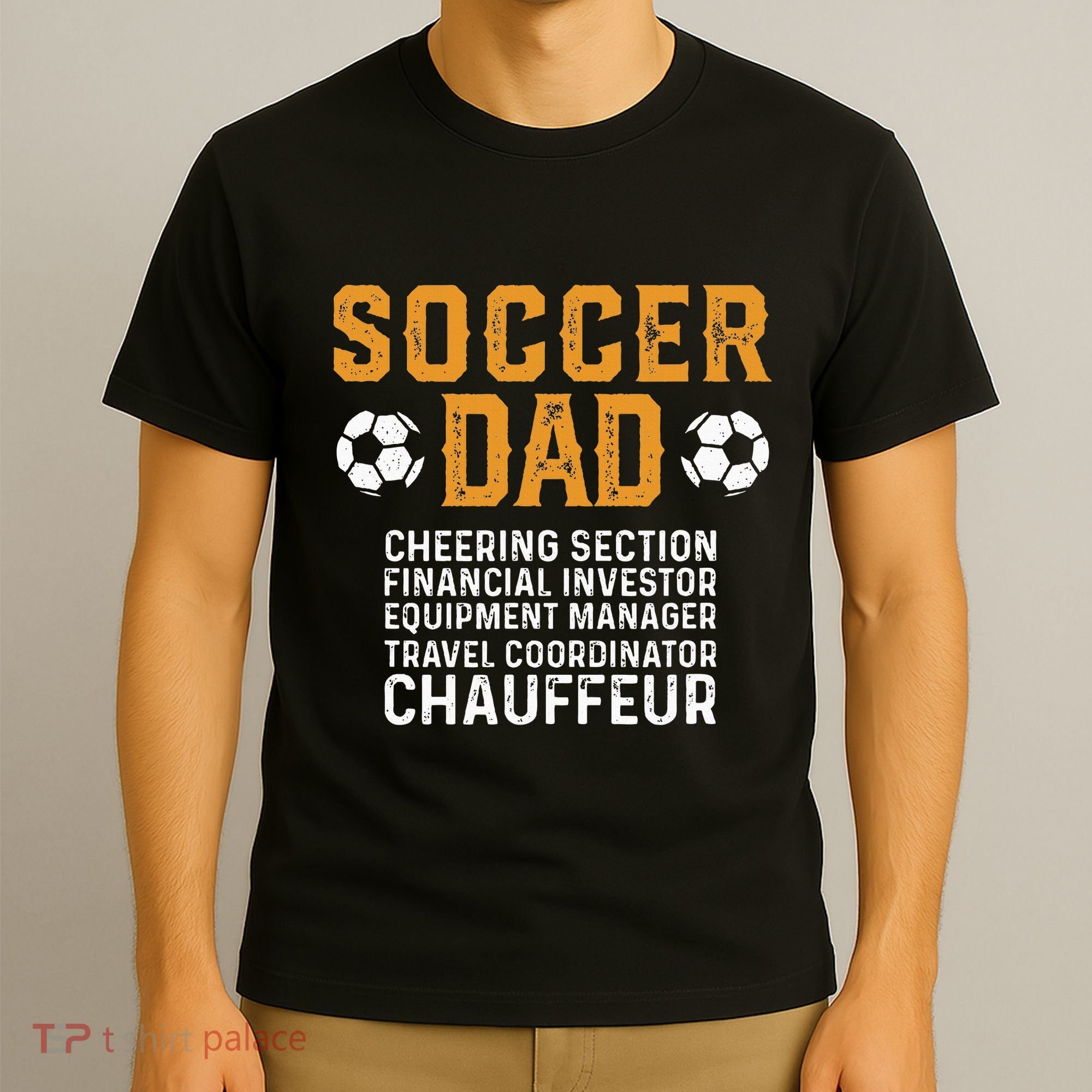 Soccer Dad Cheering Section Financial Investor Equipment T-Shirt