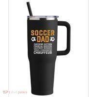 Soccer Dad Cheering Section Financial Investor Equipment 40oz Vacuum Insulated Stainless Steel Travel Tumbler thumb 0