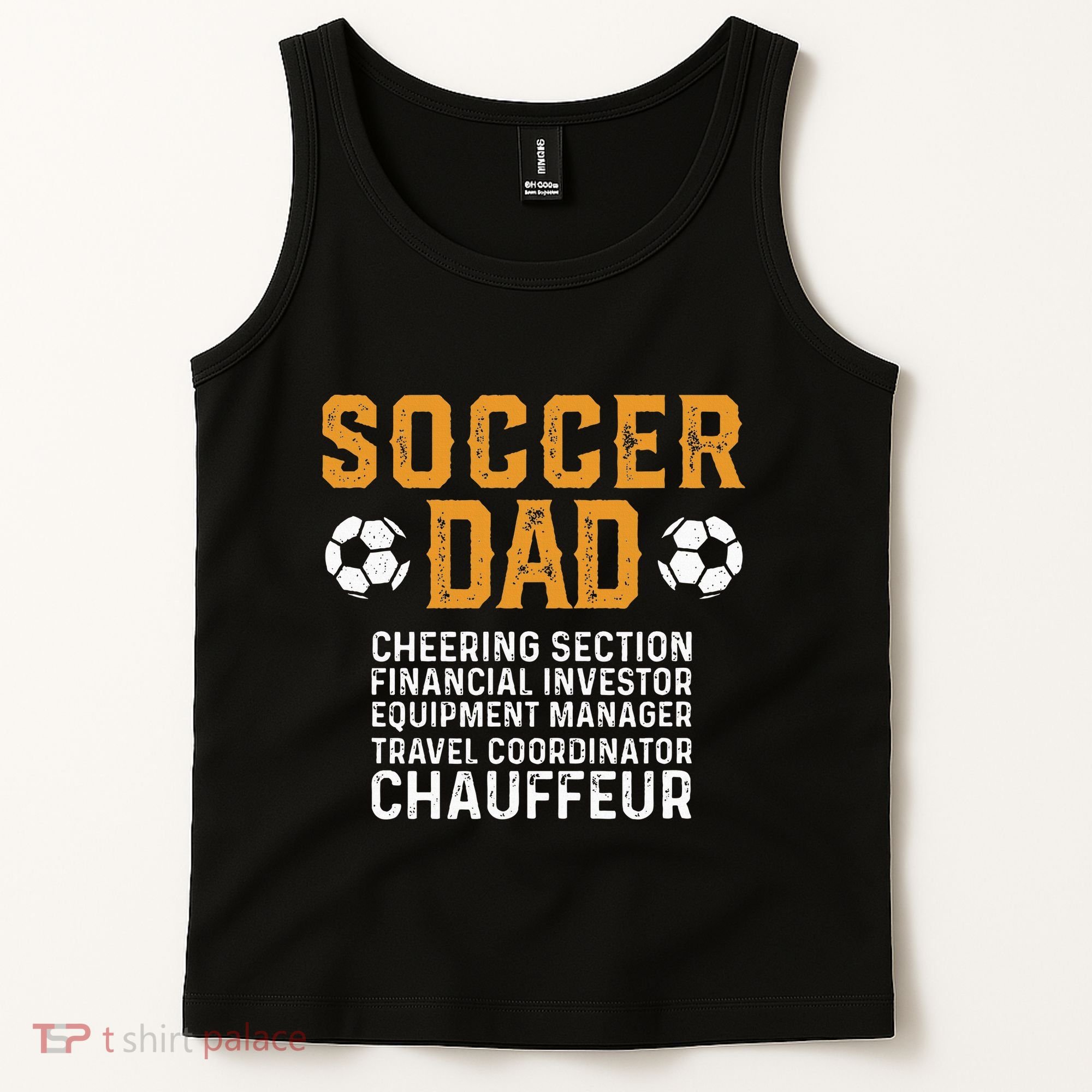 Soccer Dad Cheering Section Financial Investor Equipment Tank Top