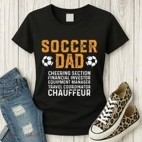Soccer Dad Cheering Section Financial Investor Equipment Women's T-Shirt thumb 3