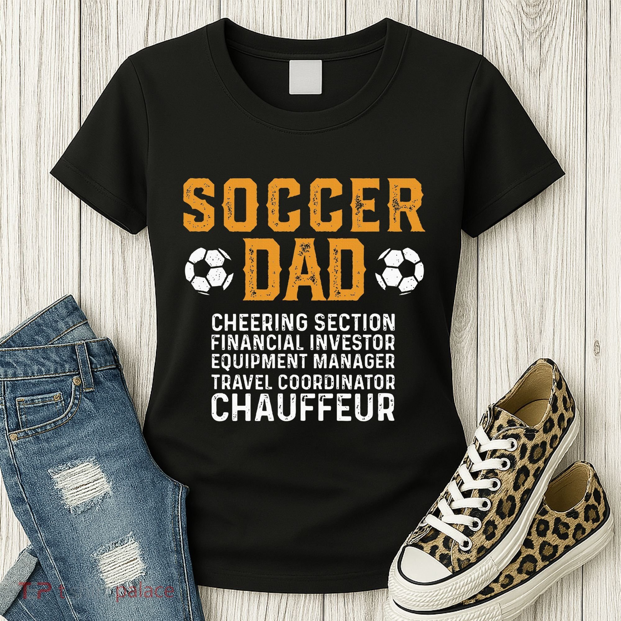 Soccer Dad Cheering Section Financial Investor Equipment Women's T-Shirt