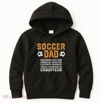 Soccer Dad Cheering Section Financial Investor Equipment Kids Hoodie thumb 0