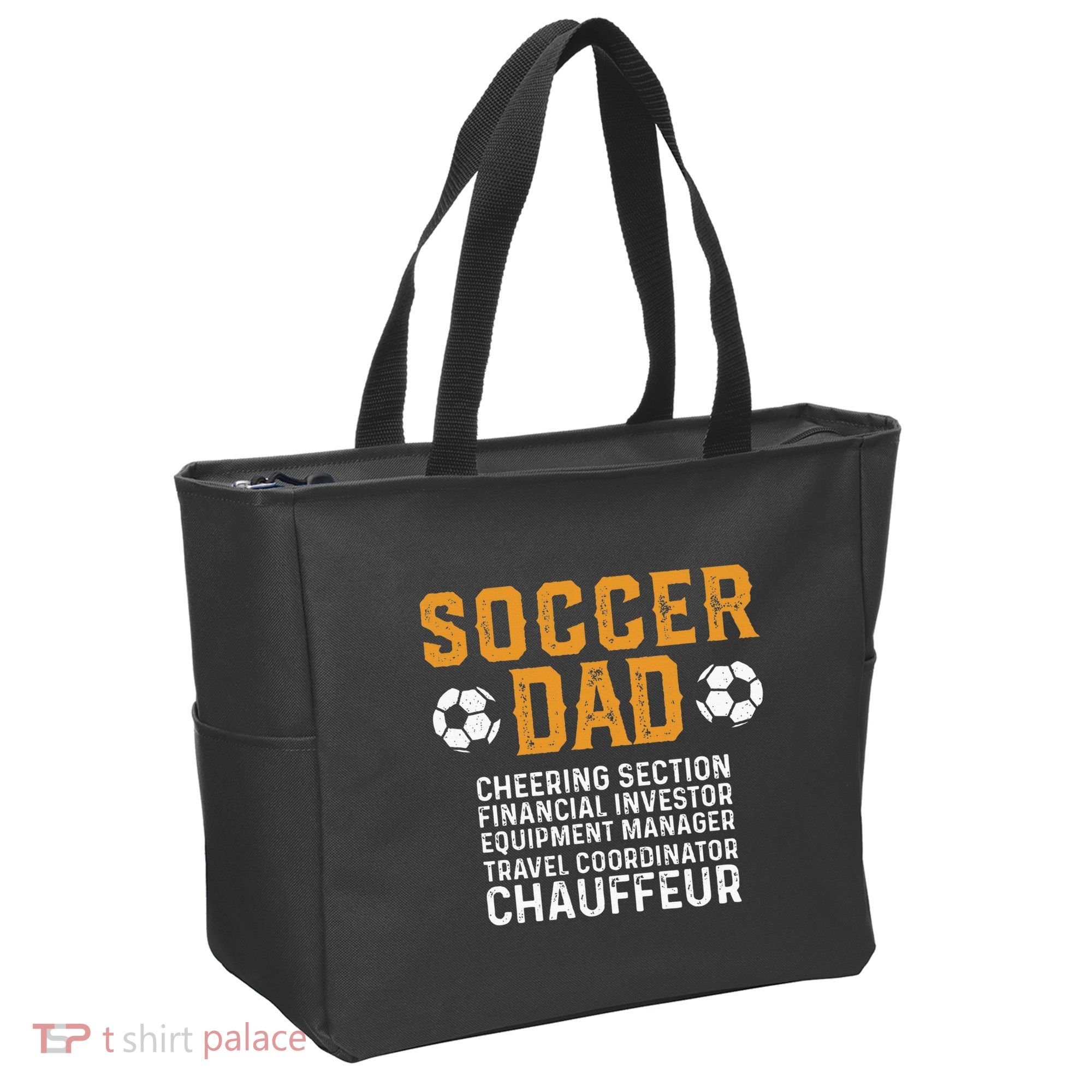 Soccer Dad Cheering Section Financial Investor Equipment Tote Bag