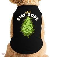 Stay Dope Cannabis Marijuana Bud Doggie Tank thumb 0