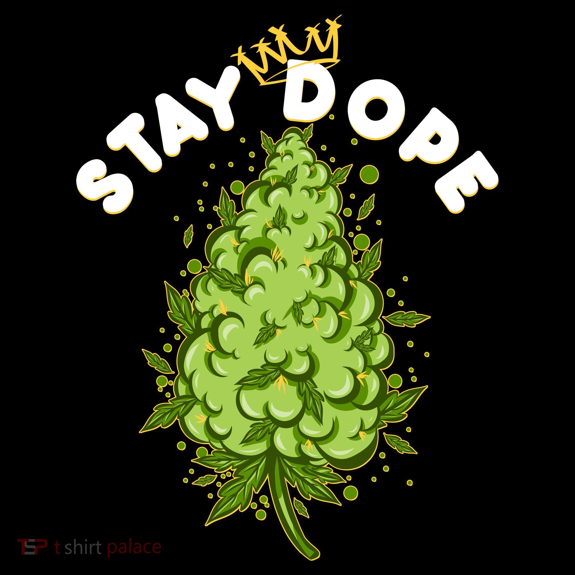 Stay Dope Cannabis Marijuana Bud Bucket Hat