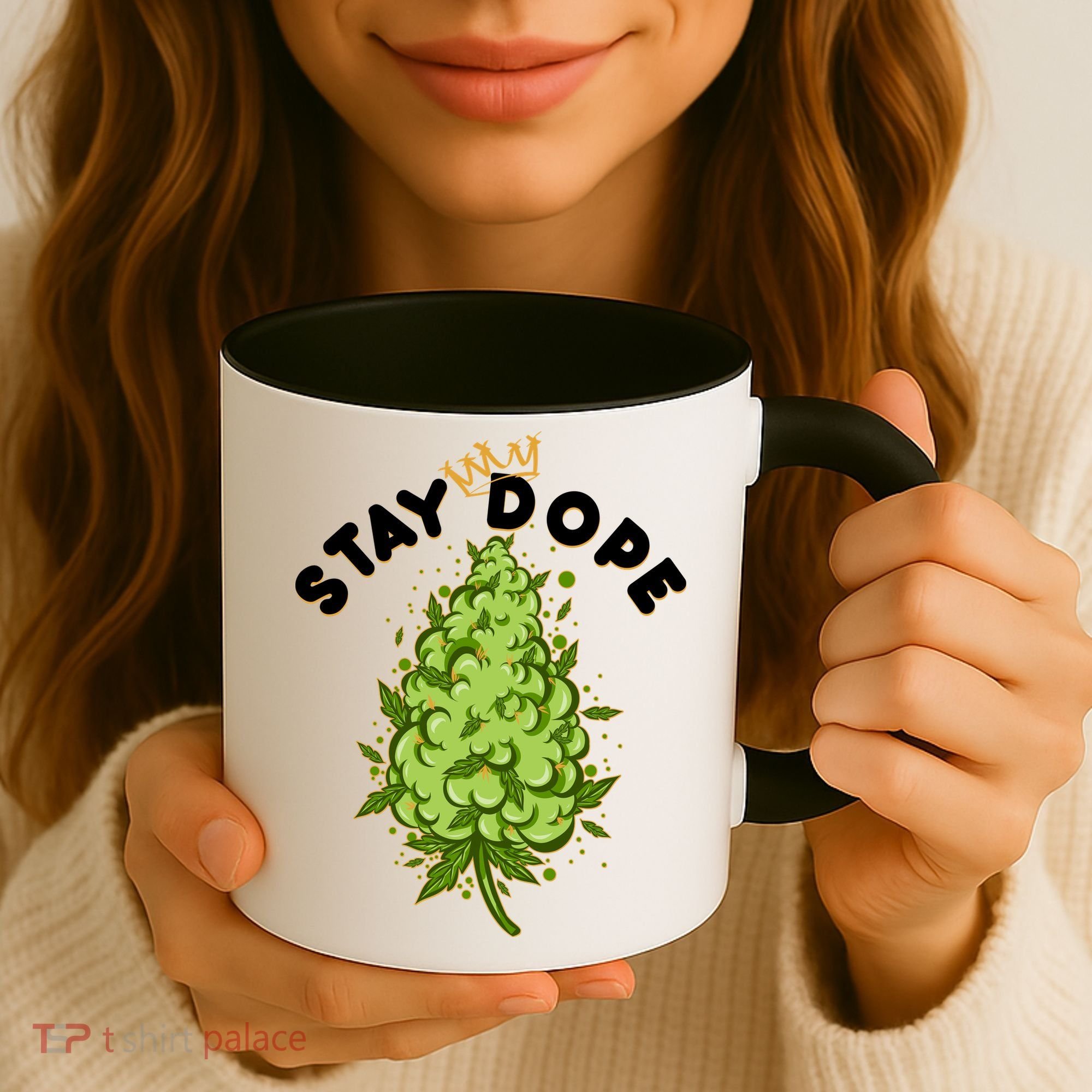 Stay Dope Cannabis Marijuana Bud Coffee Mug