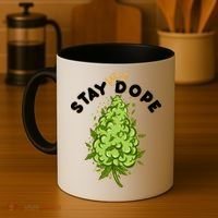 Stay Dope Cannabis Marijuana Bud Coffee Mug thumb 4