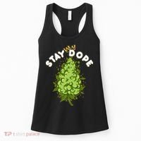 Stay Dope Cannabis Marijuana Bud Women's Tank Top thumb 0