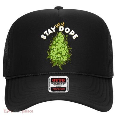 Stay Dope Cannabis Marijuana Bud Hat