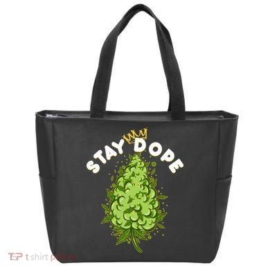 Stay Dope Cannabis Marijuana Bud Tote Bag