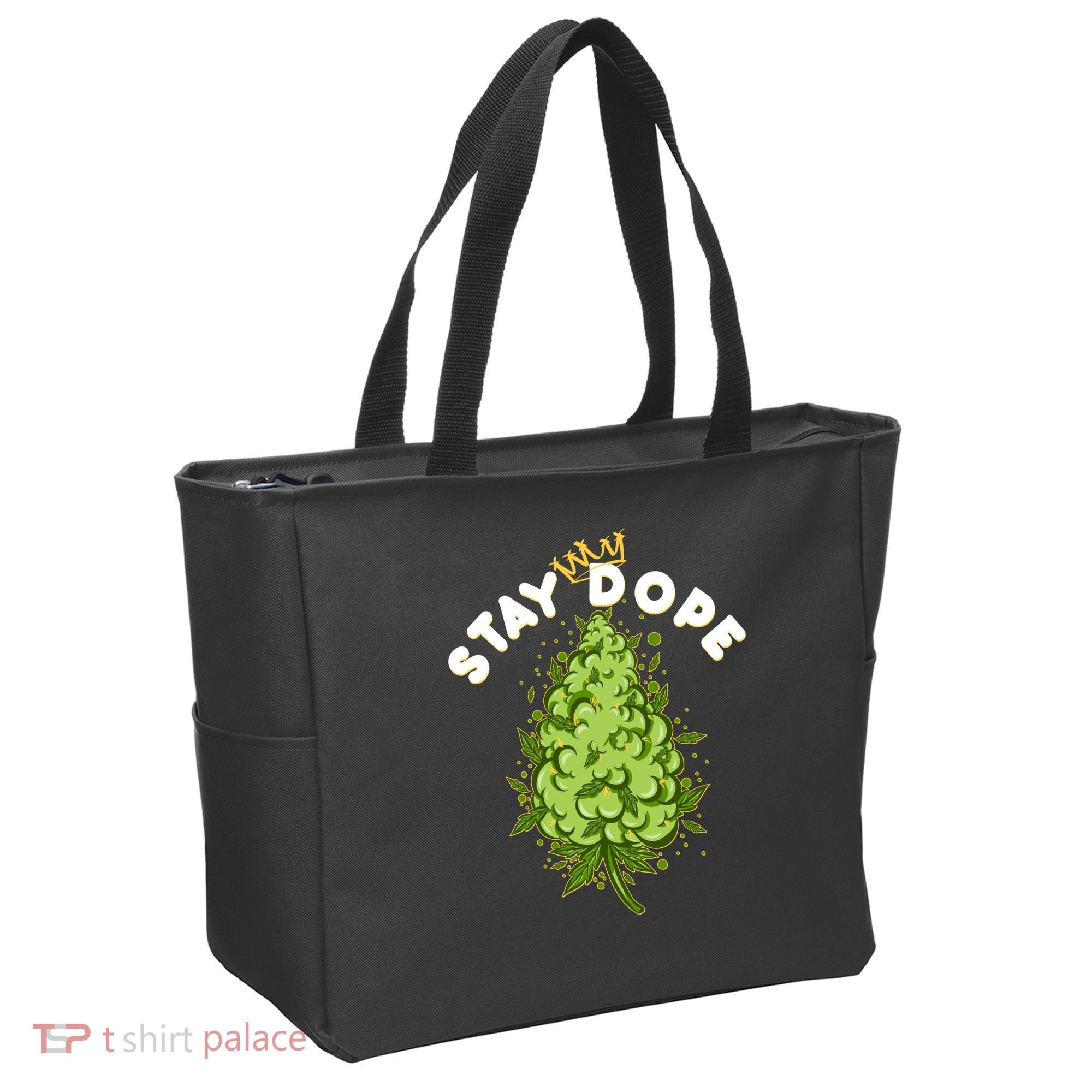 Stay Dope Cannabis Marijuana Bud Tote Bag