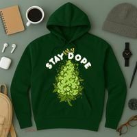 Stay Dope Cannabis Marijuana Bud Hoodie thumb 3