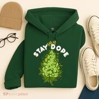 Stay Dope Cannabis Marijuana Bud Hoodie thumb 4