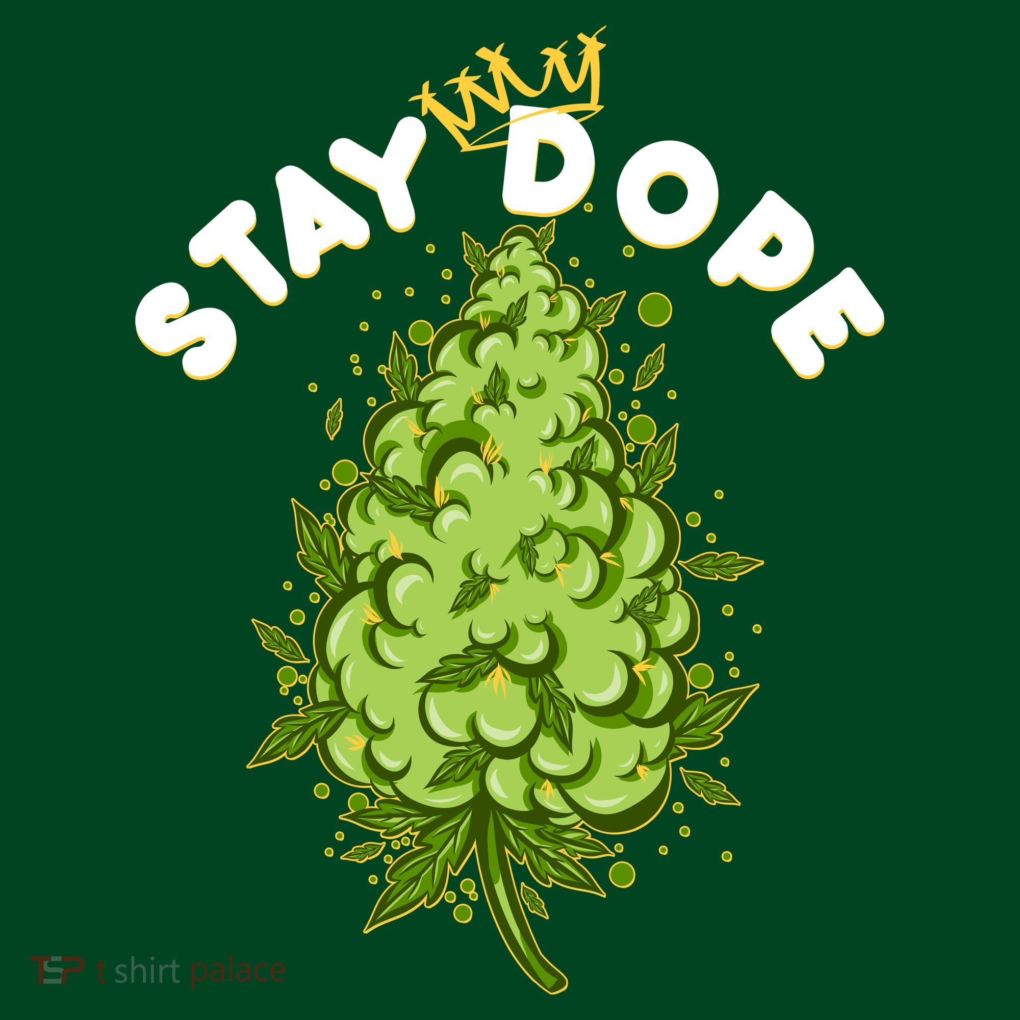 Stay Dope Cannabis Marijuana Bud Sweatshirt