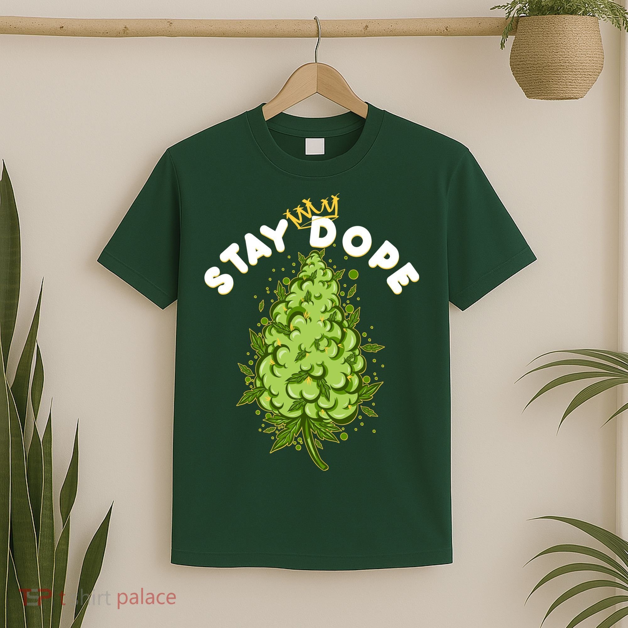 Stay Dope Cannabis Marijuana Bud T-Shirt