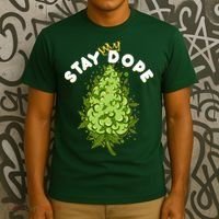 Stay Dope Cannabis Marijuana Bud T-Shirt thumb 3