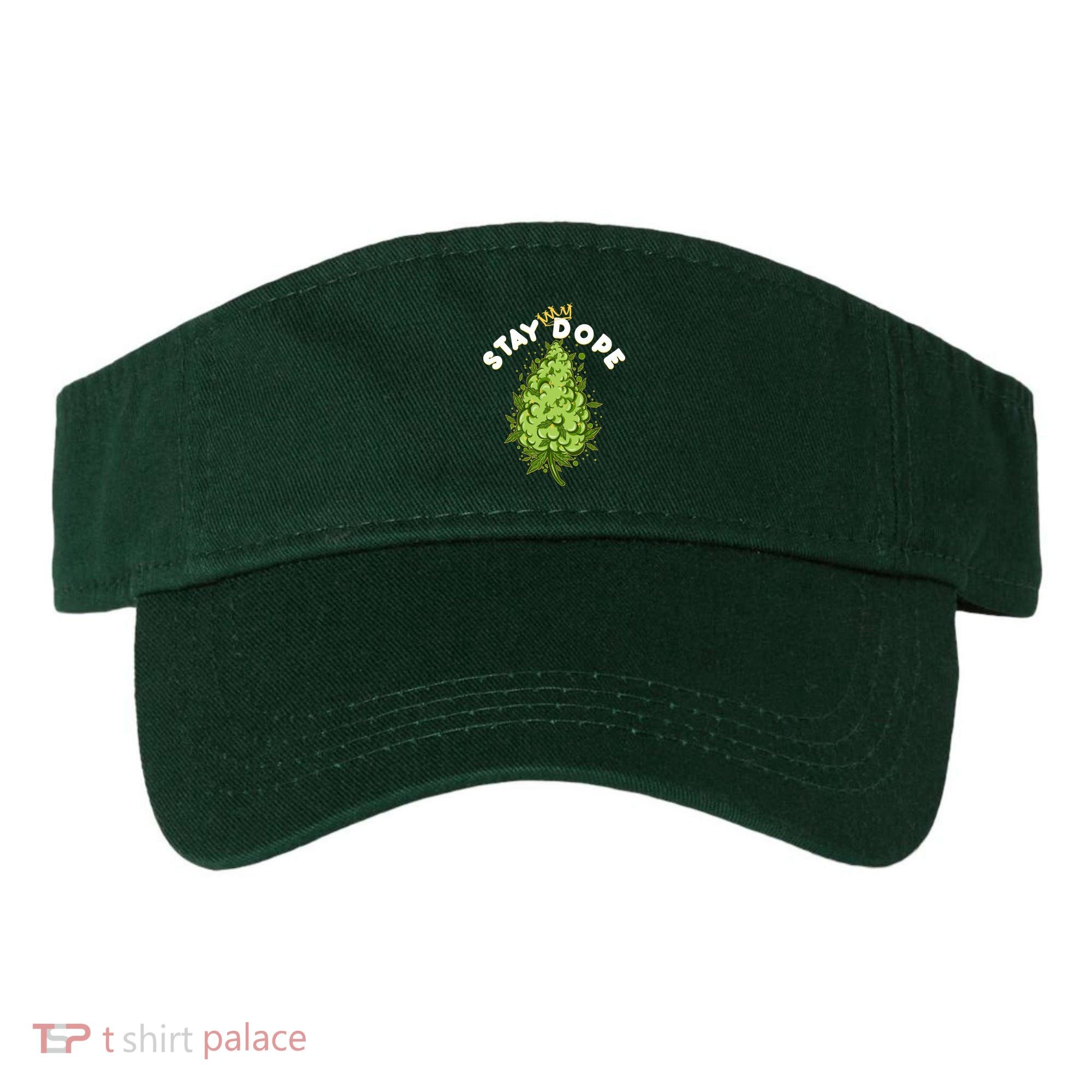 Stay Dope Cannabis Marijuana Bud Visor