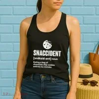 Snaccident Definition Cookie Cookies Women's Tank Top thumb 2