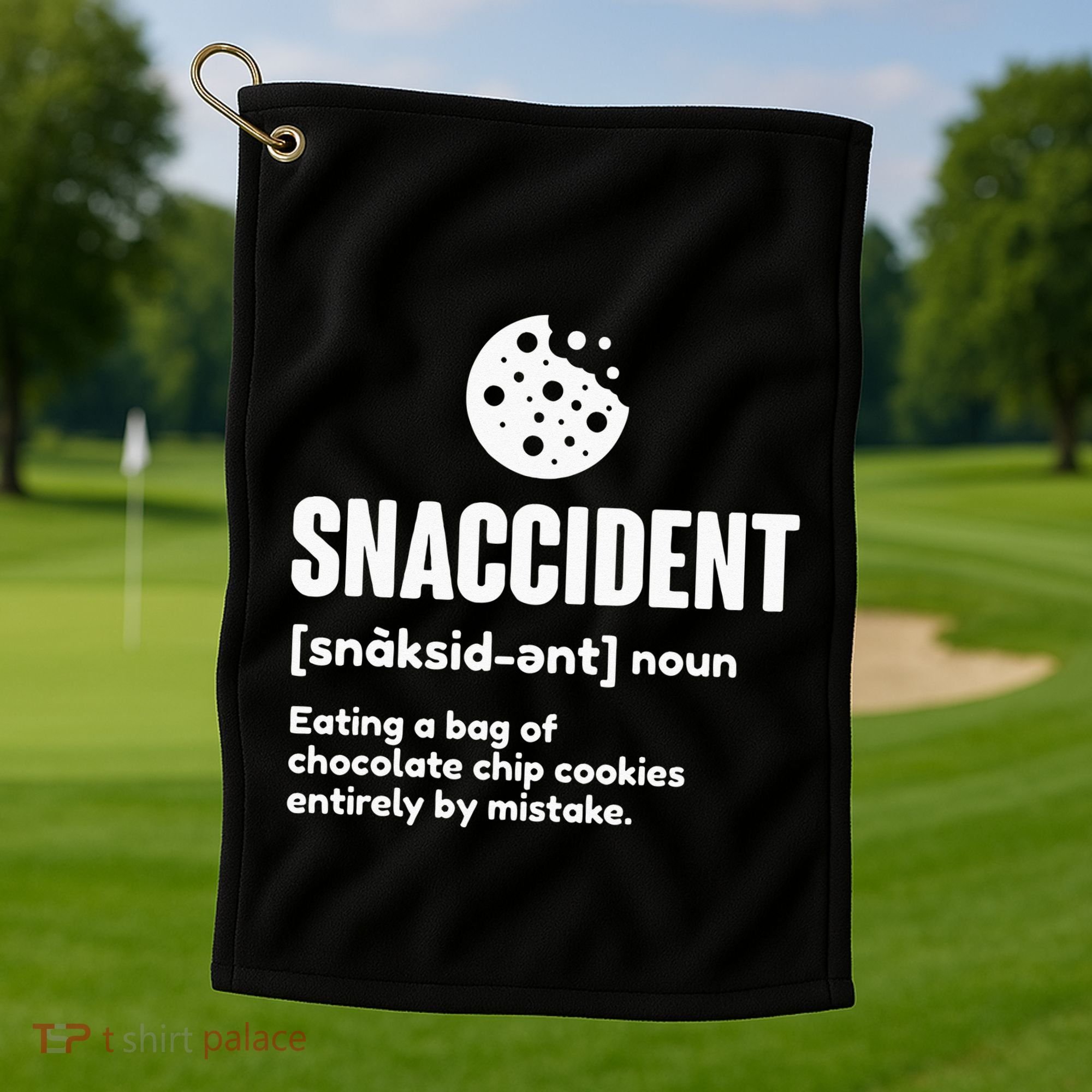 Snaccident Definition Cookie Cookies Golf Towel