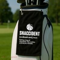 Snaccident Definition Cookie Cookies Golf Towel thumb 2