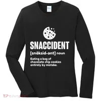 Snaccident Definition Cookie Cookies Women's Long Sleeve Shirt thumb 0