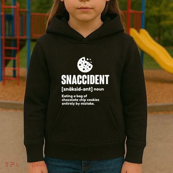 Snaccident Definition Cookie Cookies Kids Hoodie