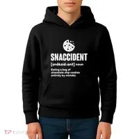 Snaccident Definition Cookie Cookies Kids Hoodie thumb 4