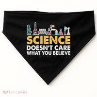 Science Doesn't Care What You Believe Science Teacher Students USA-Made Doggie Bandana thumb 0
