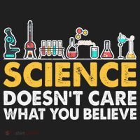 Science Doesn't Care What You Believe Science Teacher Students Hat thumb 2