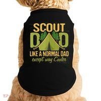Scout Dad Cub Leader Camping Scouting Troop Gift Doggie Tank thumb 0