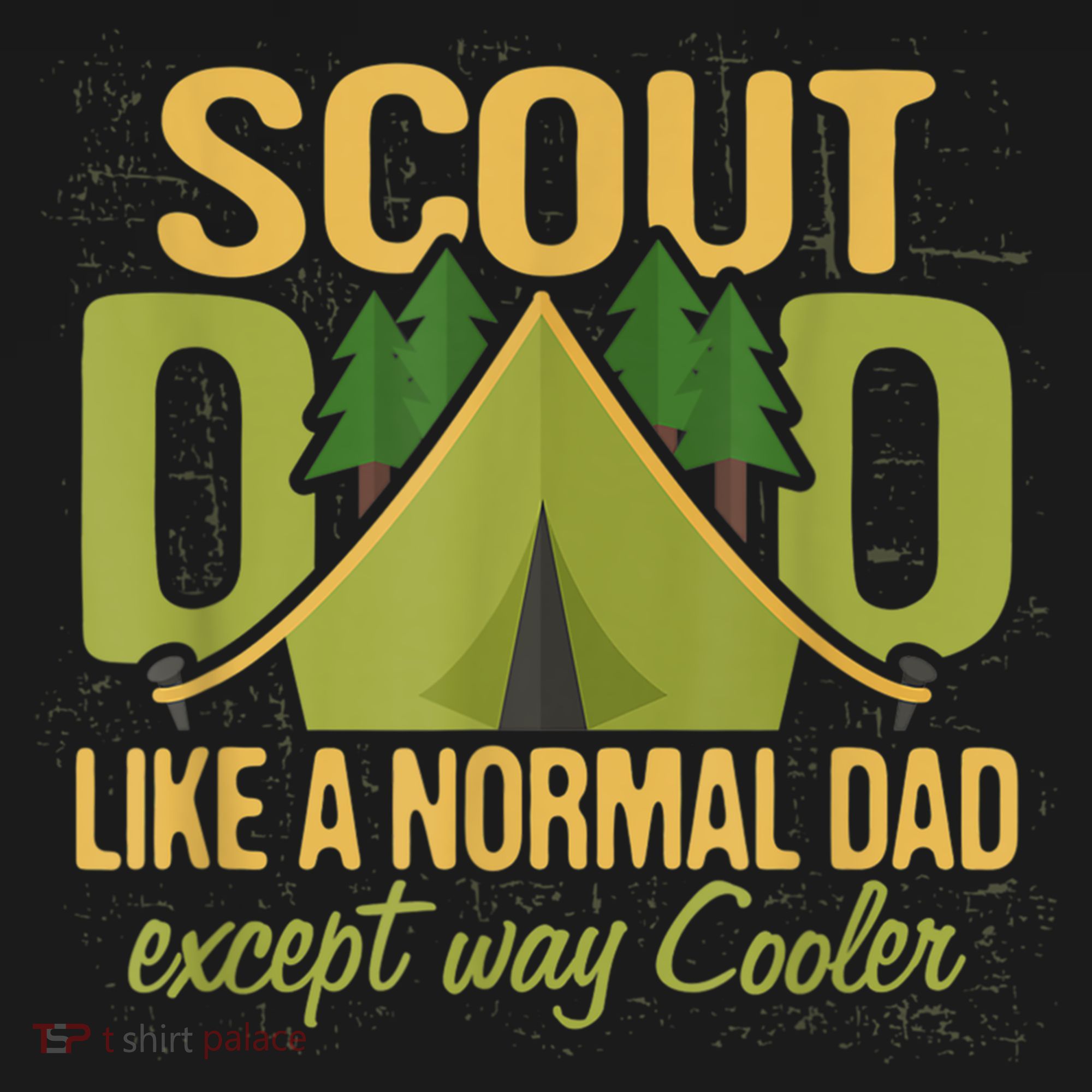 Scout Dad Cub Leader Camping Scouting Troop Gift Doggie Tank