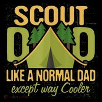 Scout Dad Cub Leader Camping Scouting Troop Gift Backpack thumb 2