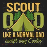 Scout Dad Cub Leader Camping Scouting Troop Gift Golf Towel thumb 3