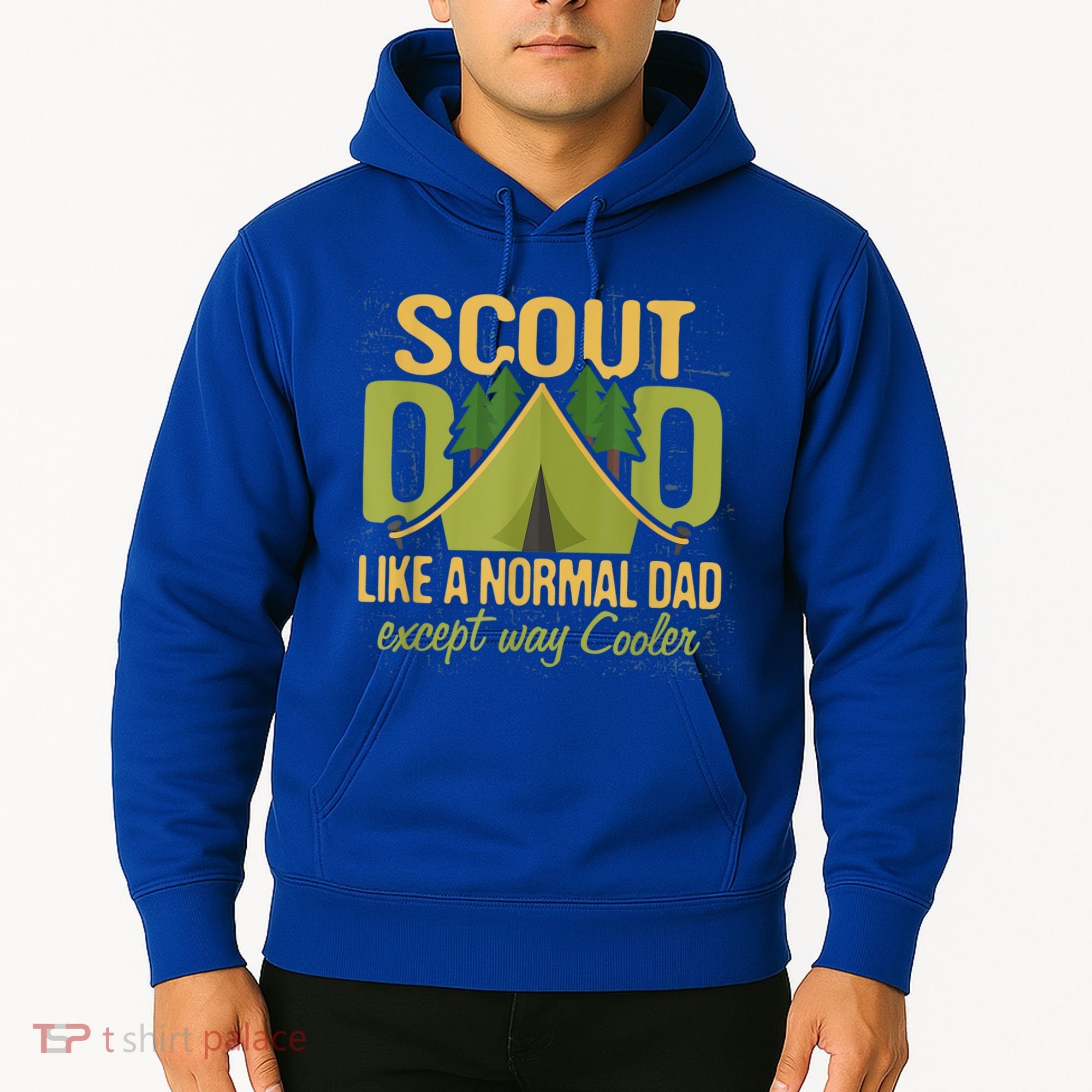 Scout Dad Cub Leader Camping Scouting Troop Gift Hoodie