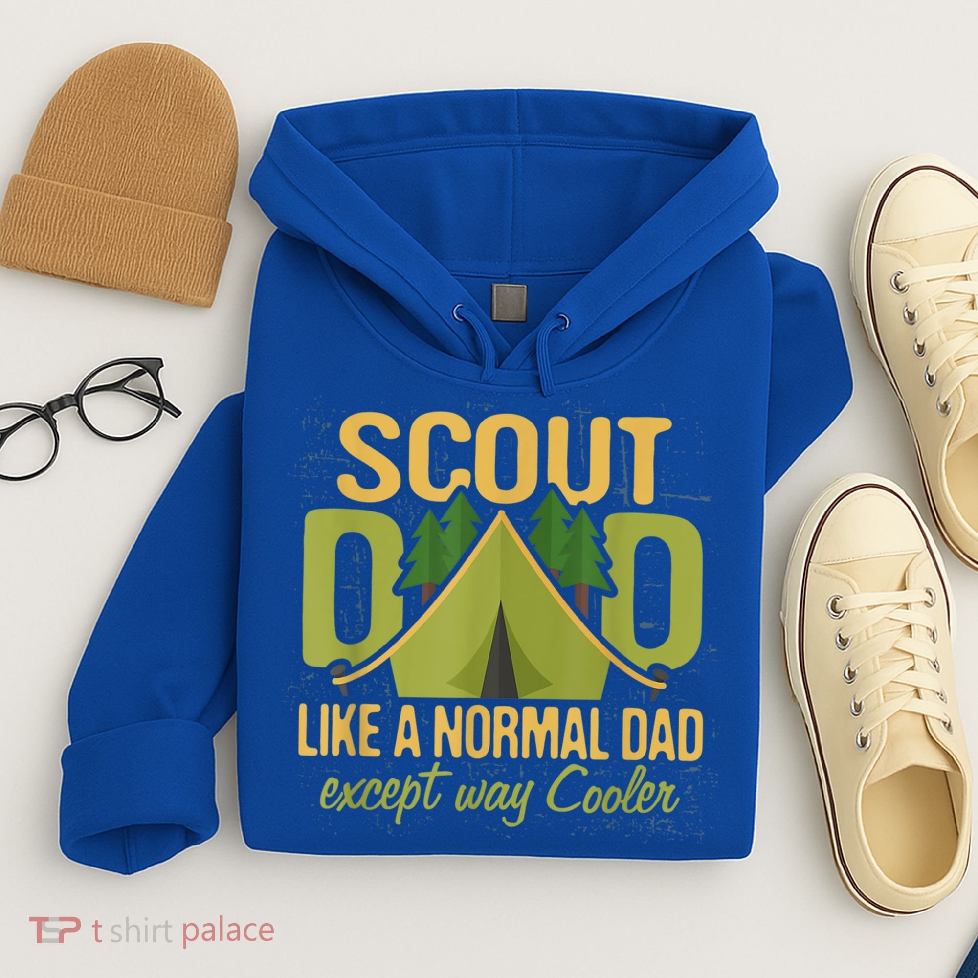 Scout Dad Cub Leader Camping Scouting Troop Gift Hoodie