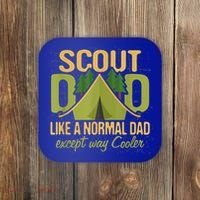 Scout Dad Cub Leader Camping Scouting Troop Gift Coaster thumb 0