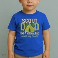 Scout Dad Cub Leader Camping Scouting Troop Gift Toddler T-Shirt thumb 2