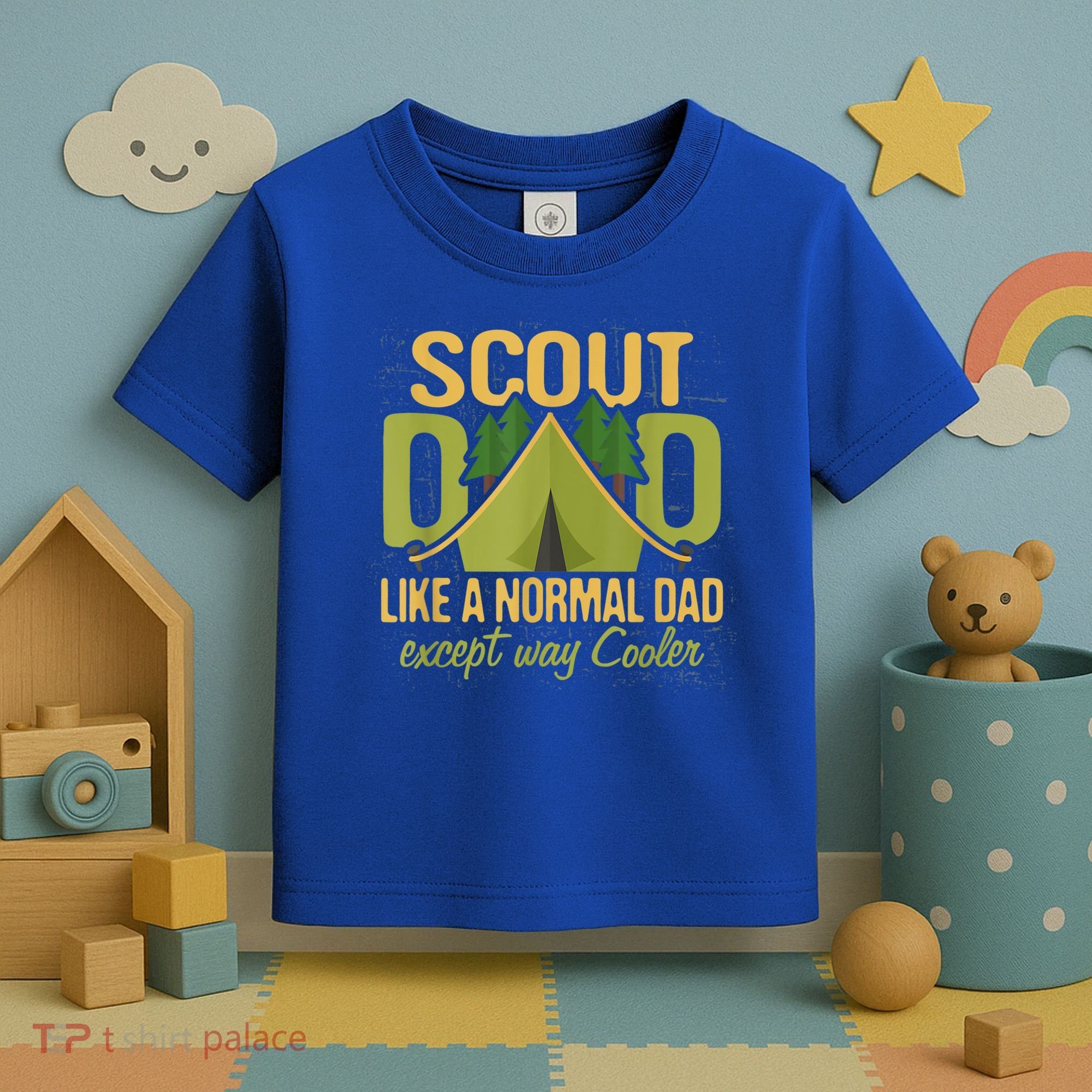 Scout Dad Cub Leader Camping Scouting Troop Gift Toddler T-Shirt