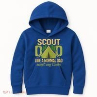 Scout Dad Cub Leader Camping Scouting Troop Gift Kids Hoodie thumb 0