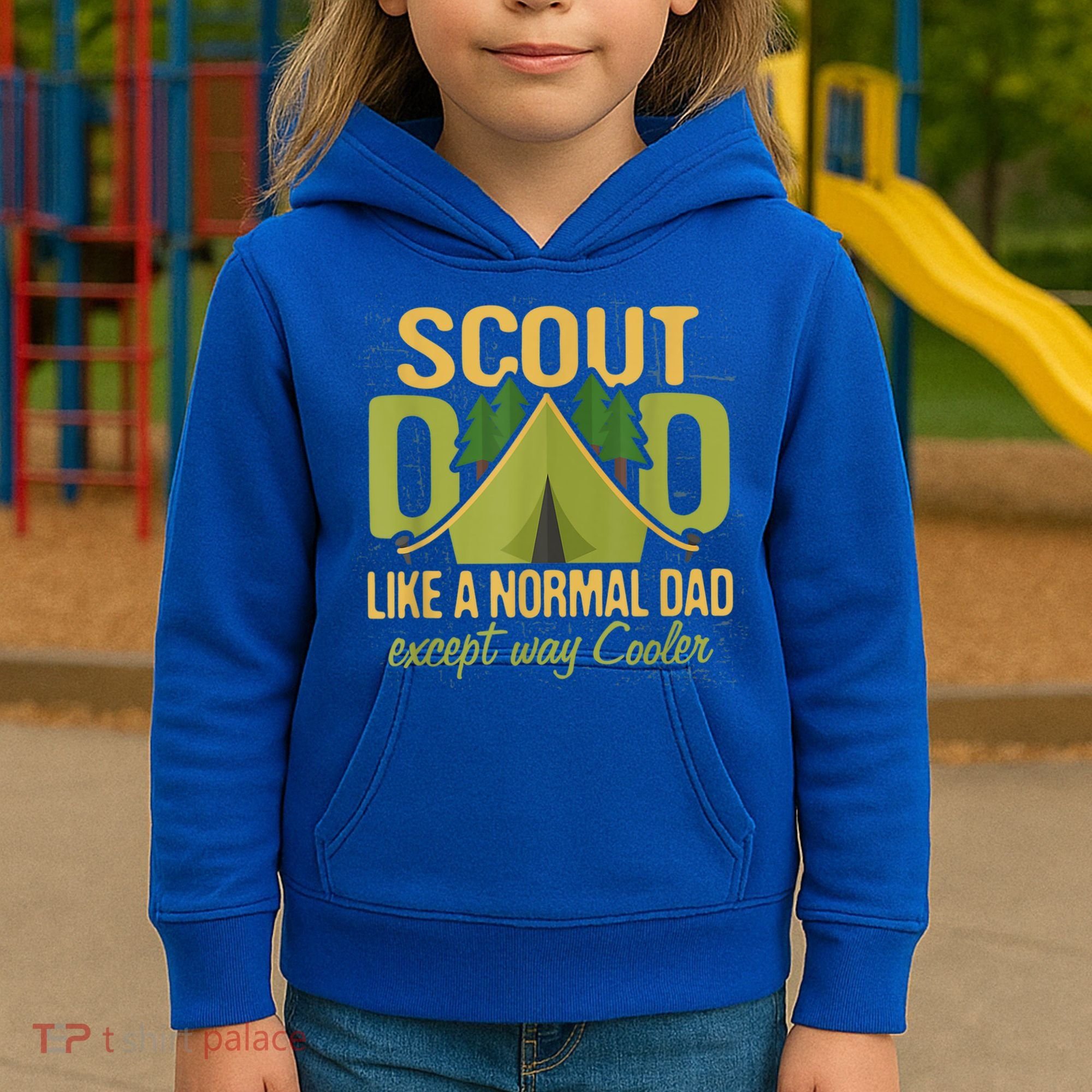 Scout Dad Cub Leader Camping Scouting Troop Gift Kids Hoodie