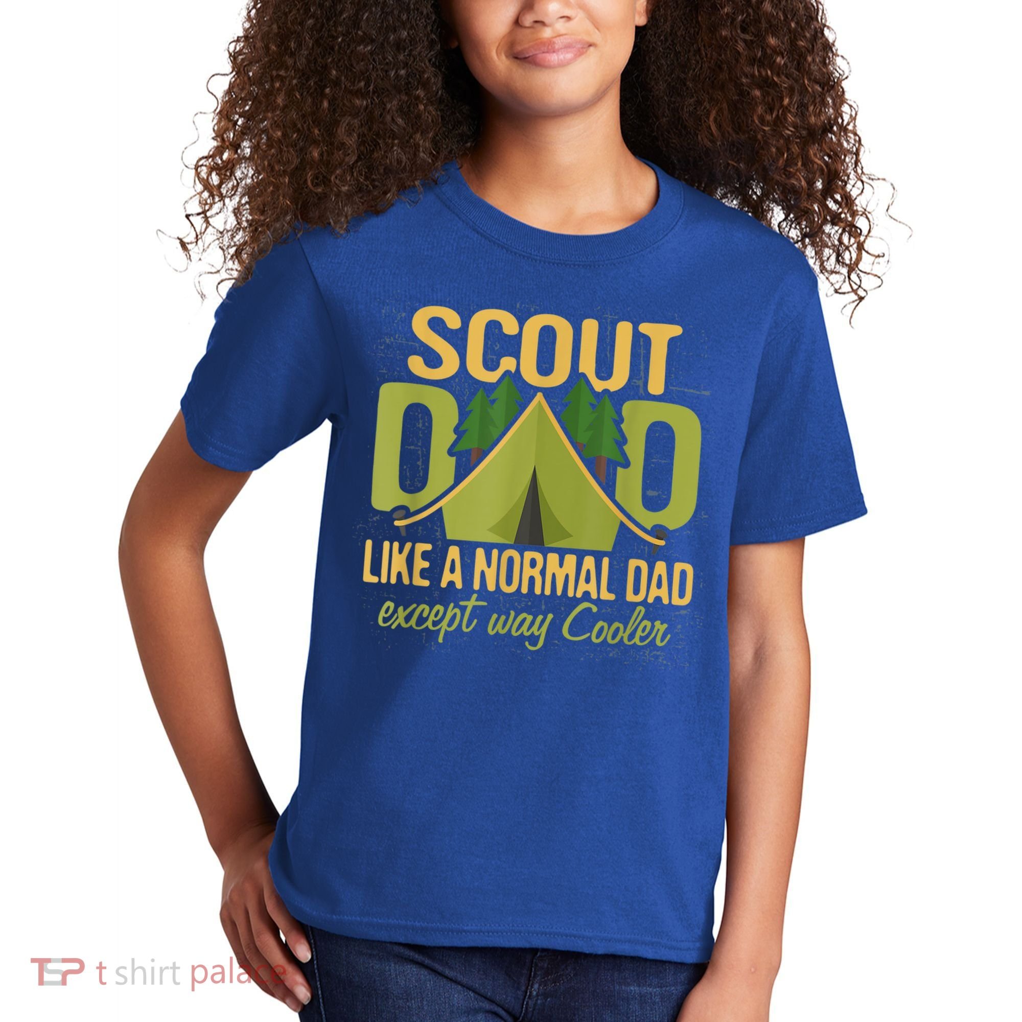 Scout Dad Cub Leader Camping Scouting Troop Gift Kids T-Shirt