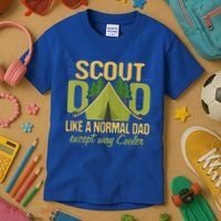 Scout Dad Cub Leader Camping Scouting Troop Gift Kids T-Shirt thumb 3
