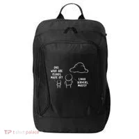 Software Developer Computer Engineer Nerd Funny Programmer Short Sleeve City Backpack thumb 0