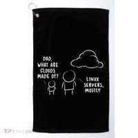 Software Developer Computer Engineer Nerd Funny Programmer Short Sleeve Golf Towel thumb 0