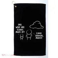 Software Developer Computer Engineer Nerd Funny Programmer Short Sleeve Golf Towel thumb 0