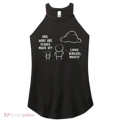 Software Developer Computer Engineer Nerd Funny Programmer Short Sleeve Women's Perfect Tri Rocker Tank