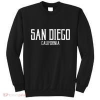 San Diego California Text With White Print Sweatshirt thumb 0