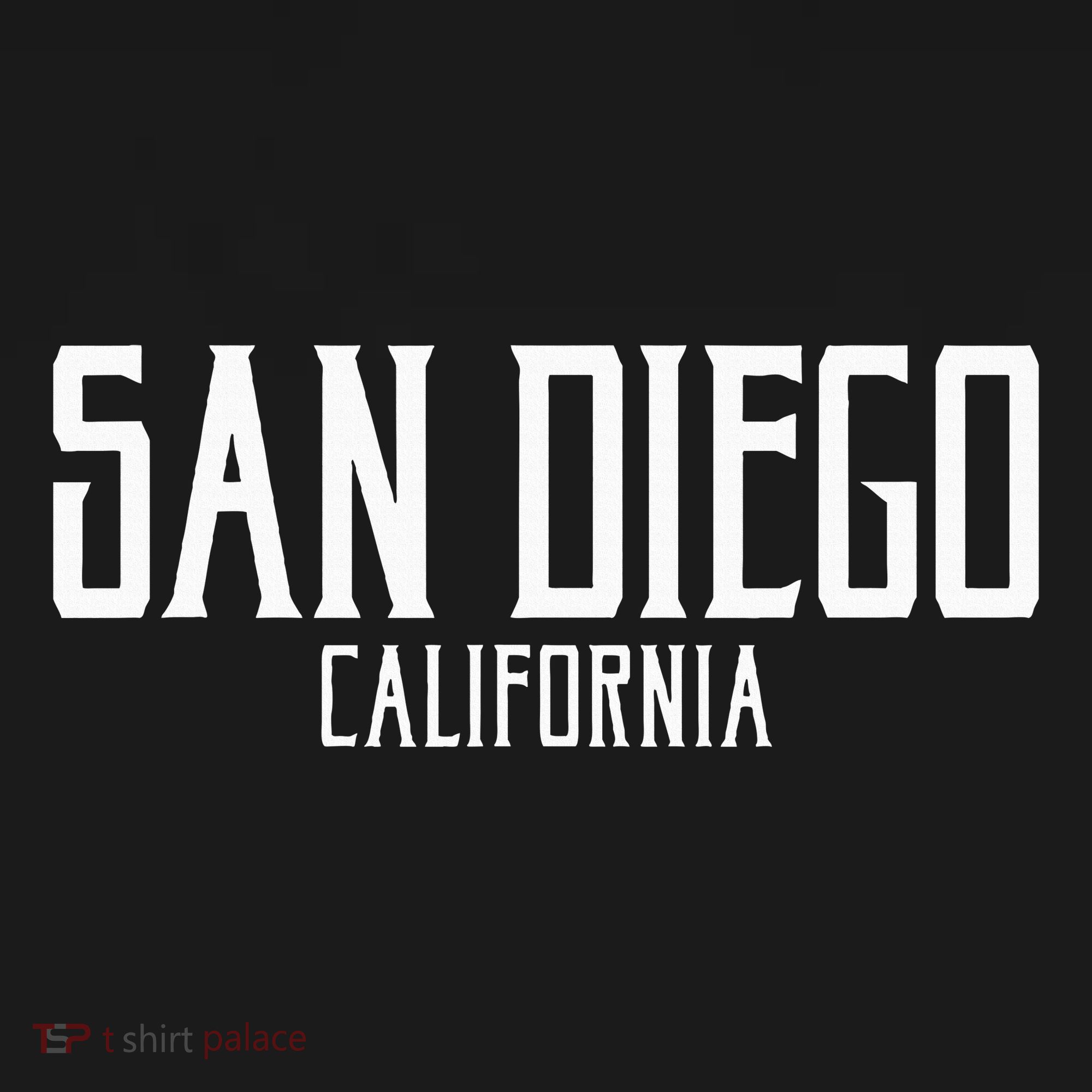 San Diego California Text With White Print Backpack