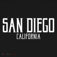 San Diego California Text With White Print Toddler T-Shirt thumb 4